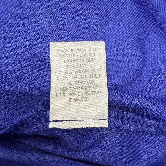 Disney Snow White and the Seven Dwarves Maxi Wrap Dress‎ M Royal Blue Red Floral - Picture 10 of 11